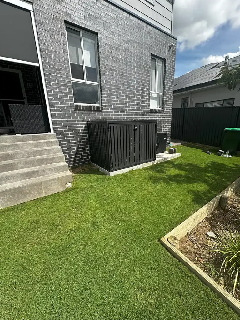 black pool pump enclosure