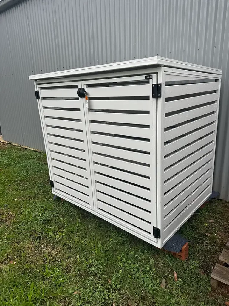 aluminium fabricated pool pump enclosure