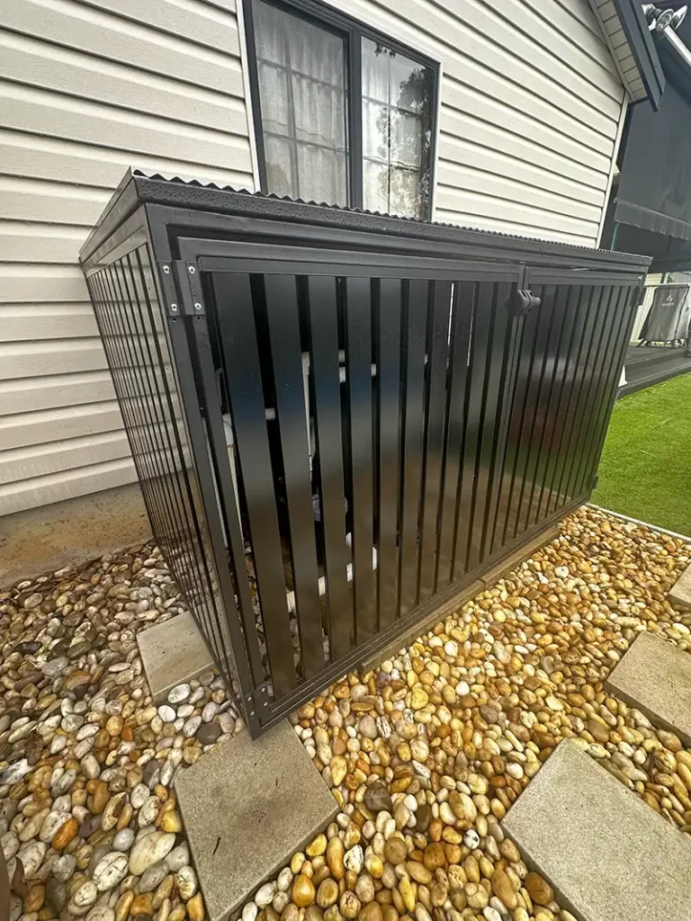 pool pump with an enclosure