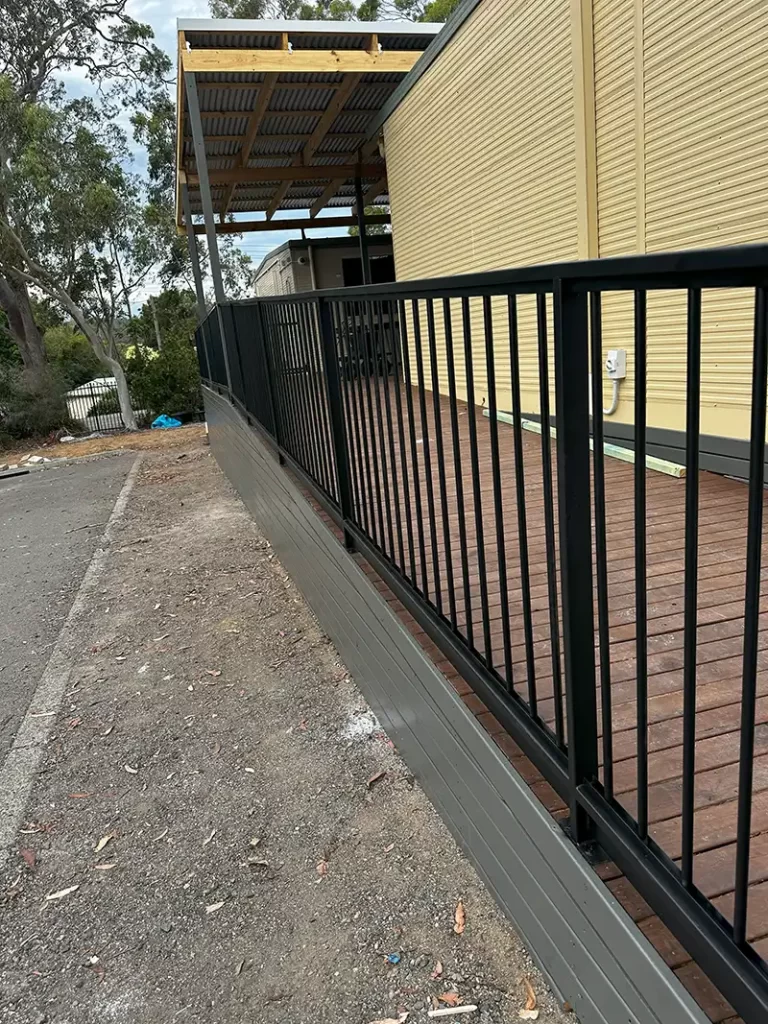 steel balustrade construction