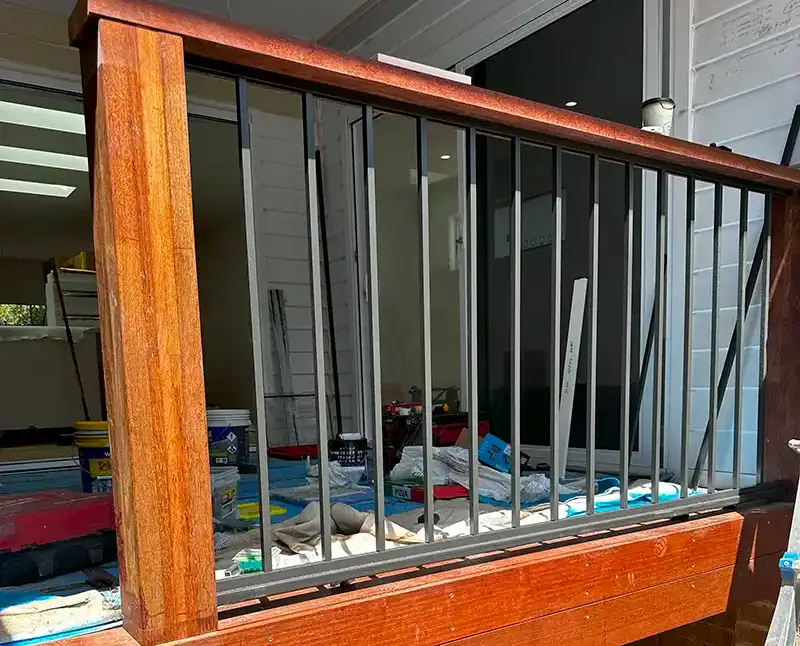 steel balustrade for deck